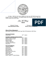 Bridgeport CT Adopted Budget 2007-2008