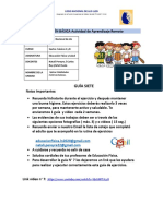 Guia N° 7 Sextos Basicos Ed Fisica