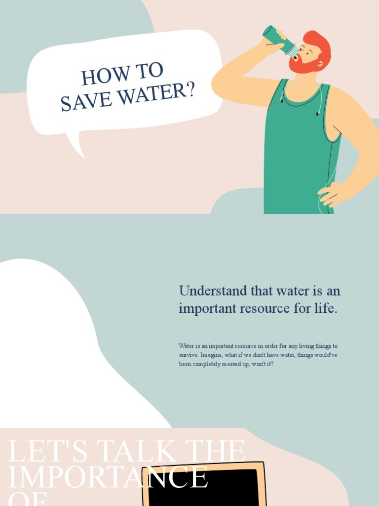Water Conservation for Daily Life | PDF | Foreign Language Studies