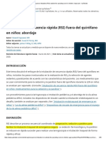 Intubación de Secuencia Rápida Pediátrica