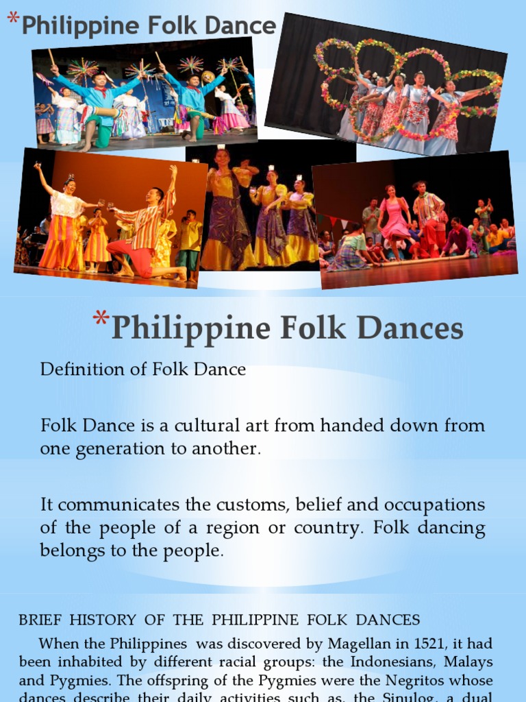 History of Philippine Folk Dance PDF Dances Folk Music