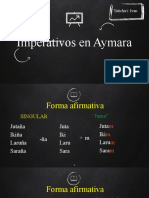 AYMARA para Dar Ordenes Imperativos