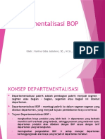 Departementalisasi BOP 3