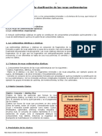 Introducción A La Clasificación de Las Rocas Sedimentarias