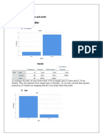 Findings: I. Mean, Median and Mode Frequency Tables 1) Gender