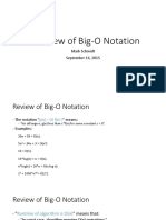 Overview of Big-O Notation: Mark Schmidt September 14, 2015