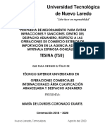 Infracciones y Sanciones Segun La Ley Aduanera