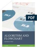 Algorithm and Flowchart: Submitted To: R. Rimal