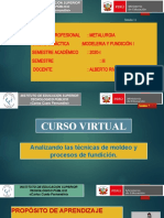 Sesión #11.analisis de La Técnica de Moldeo y Proceso de Fundición.