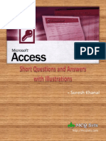 MS Access Short Questions Answers