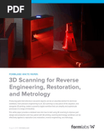 3D Scanning For Reverse Engineering, Restoration, and Metrology