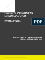 Preguntas dinamizadoras Unidad 3 Estrategia (octubre 13 de 2020)