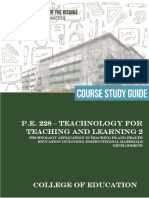 Course Study Guide P.E. 228