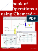 Handbook of Unit Operations Using Chemcad 5.1.3, COLLANTES ACUÑA WILMER, 2006, 29 Pg