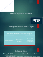 Human Rights in Mauritius An Overview