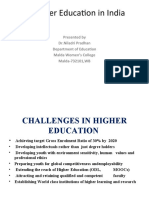 Higher Education in India