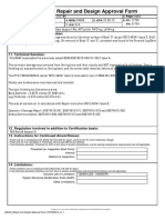 Airbus Repair and Design Approval Form: 9. Title: 10. Damage / Request Description