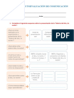 Ficha de Autoevaluación de Comunicación