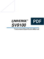 SV9100 Features and Specifications Manual 1.4