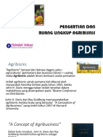 Kuliah Minggu 1- Ruang Lingkup Agribisnis