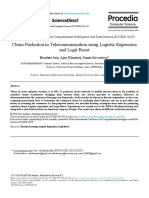 Churn Prediction in Telecommunication Using Logistic Regression