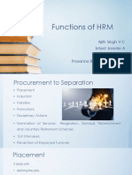 Functions of HRM