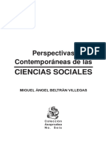 Beltran Villegas Miguel Angel. Perspectivas Contemporaneas de Las Ciencias Sociales.