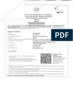 Bangladeshi jute manufacturer import certificate