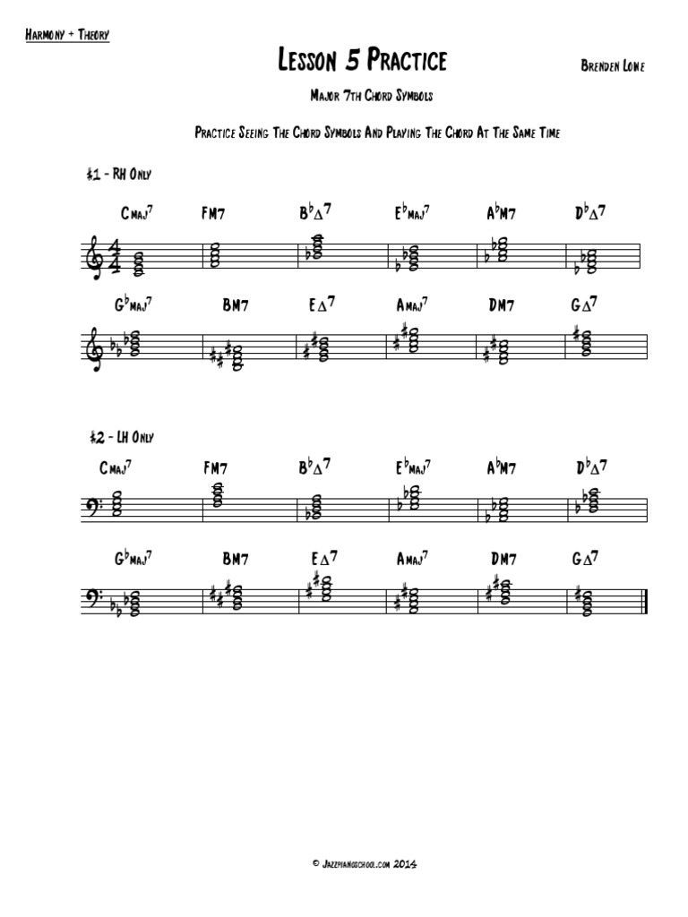 Lesson 5 Practice | PDF | Elements Of Music | Music Theory