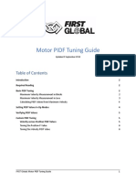 Motor PIDF Tuning Guide