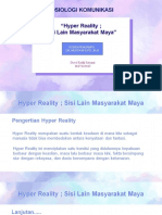 5KPIA - Dewi Ratih S - 1817102012 - Hyper Reality - Sisi Lain Masyarakat Maya
