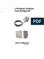 11b/g Wireless Outdoor Client Bridge/AP: User's Manual