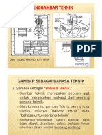 MENGGAMBAR TEKNIK