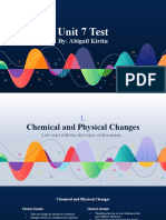 Unit 7 Chemistry Test - Abigail Kiritu