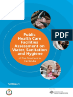 Public Health Care Facilities Assessment On Water Sanitation and Hygiene of Five Provinces in Cambodia