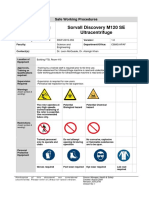 Sorvall Discovery M120 SE Ultracentrifuge: Safe Working Procedures