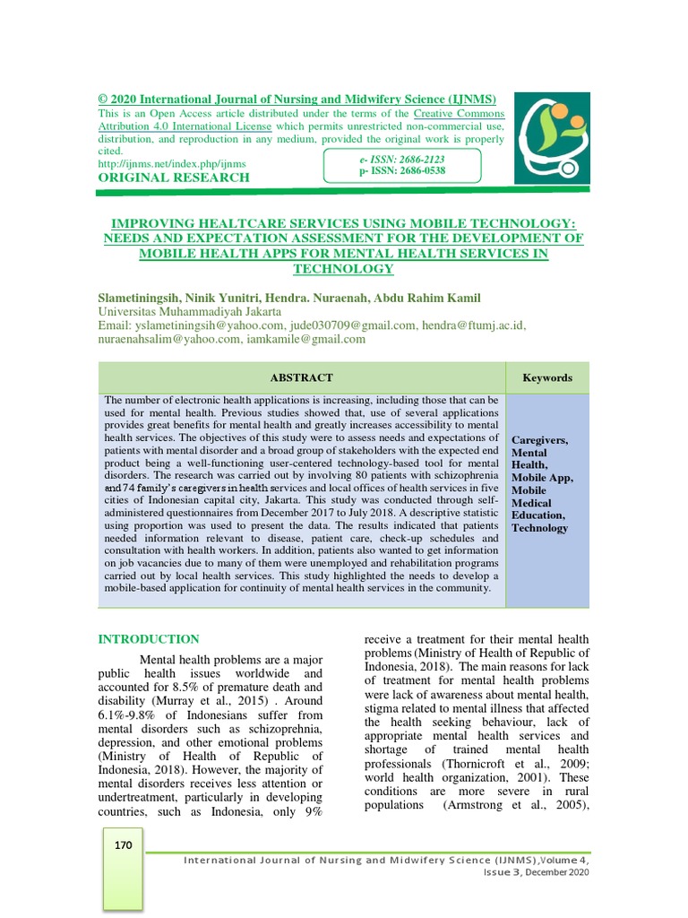 Original Research: © 2020 International Journal of Nursing and ...