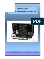 Technical Data Automatic Transfer Switch Controller: ONEC ENGINEERING CO., LTD. Tel. 0-2905-1760-1 Fax.0-2905-1759