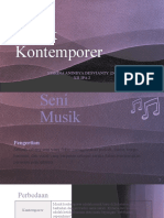 Presentasi Musik Kontemporer