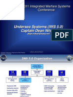 Undersea Systems (IWS 5.0) Captain Dean Nilsen: 2011 Integrated Warfare Systems Conference