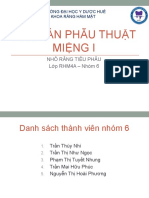 Bệnh Án Phẫu Thuật Miệng i