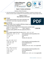 Solving Mixed Operations with Decimals