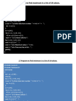 Program To Find Maximum in A List of 10 Values