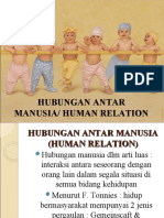 Hubungan Antar Manusia