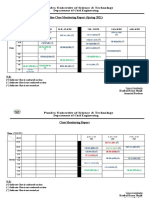 Online Class Monitoring Report (Spring-2021) : Pundra University of Science & Technology Department of Civil Engineering