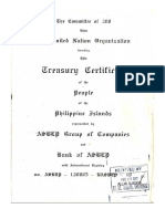 Treasury Certificate