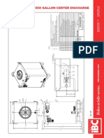 550 Gallon Stainless Steel Ibc Center Discharge Sheet