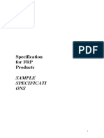 Sample Specifications Guidelines