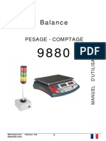 Mode D-Emploi Balance 9880