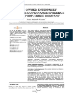 State-Owned Enterprises' Corporate Governance: Evidence From A Portuguese Company